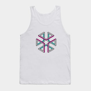 Abstract Cube Variant Tank Top